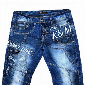 RARE K&M Japanese Denim Size 34 Blue